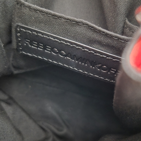 Rebecca Minkoff Leather Mini Blair Tote Crossbody Handbag in Poppy  *No Fringe - Picture 14 of 16